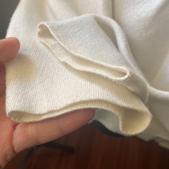 Maeve Anthropologie Winter White Mockneck Sweater M - Picture 4 of 10